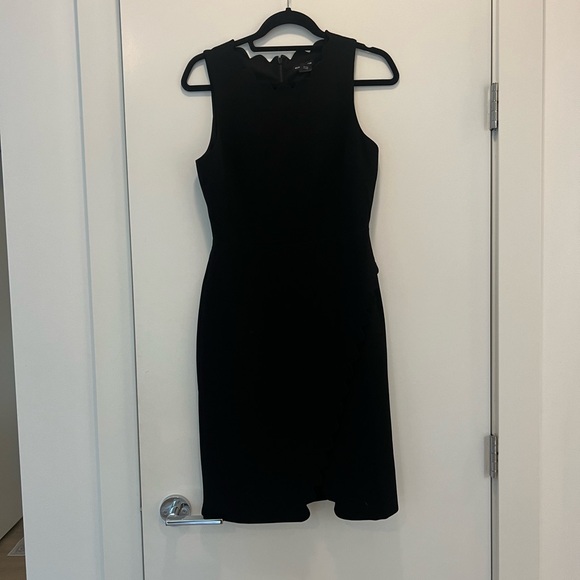 Scallop Black Dress | Club Monaco - Picture 2 of 5
